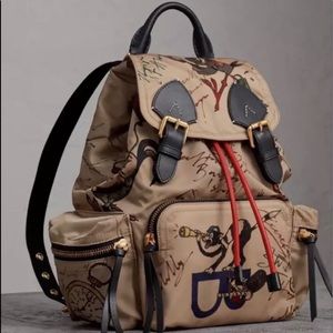 100% Authentic BURBERRY Graphic Cartoon Backpack.